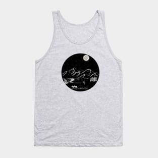 Ski and Hiking Mountain  t-shirts Tank Top